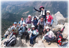 岳友会のメンバー